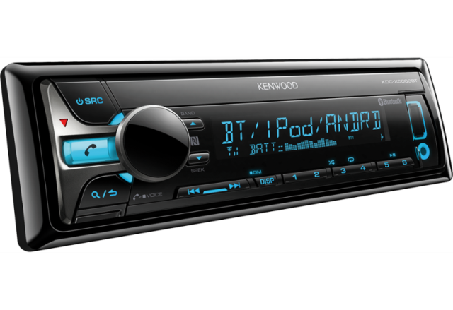 CD - ресивер Kenwood KDC-X5000BT - фото